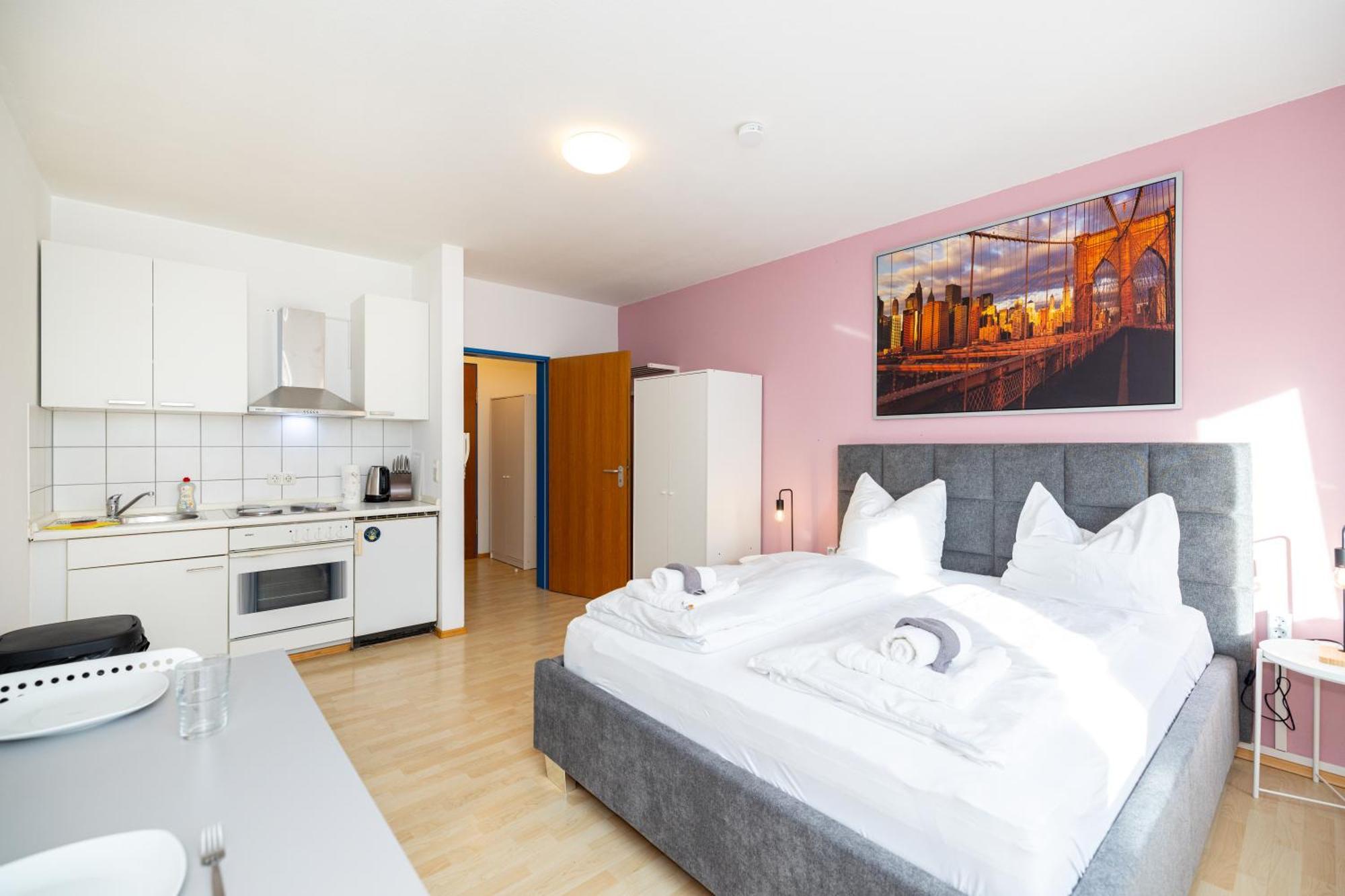 Nette Apartments In Wuerzburg Eksteriør billede